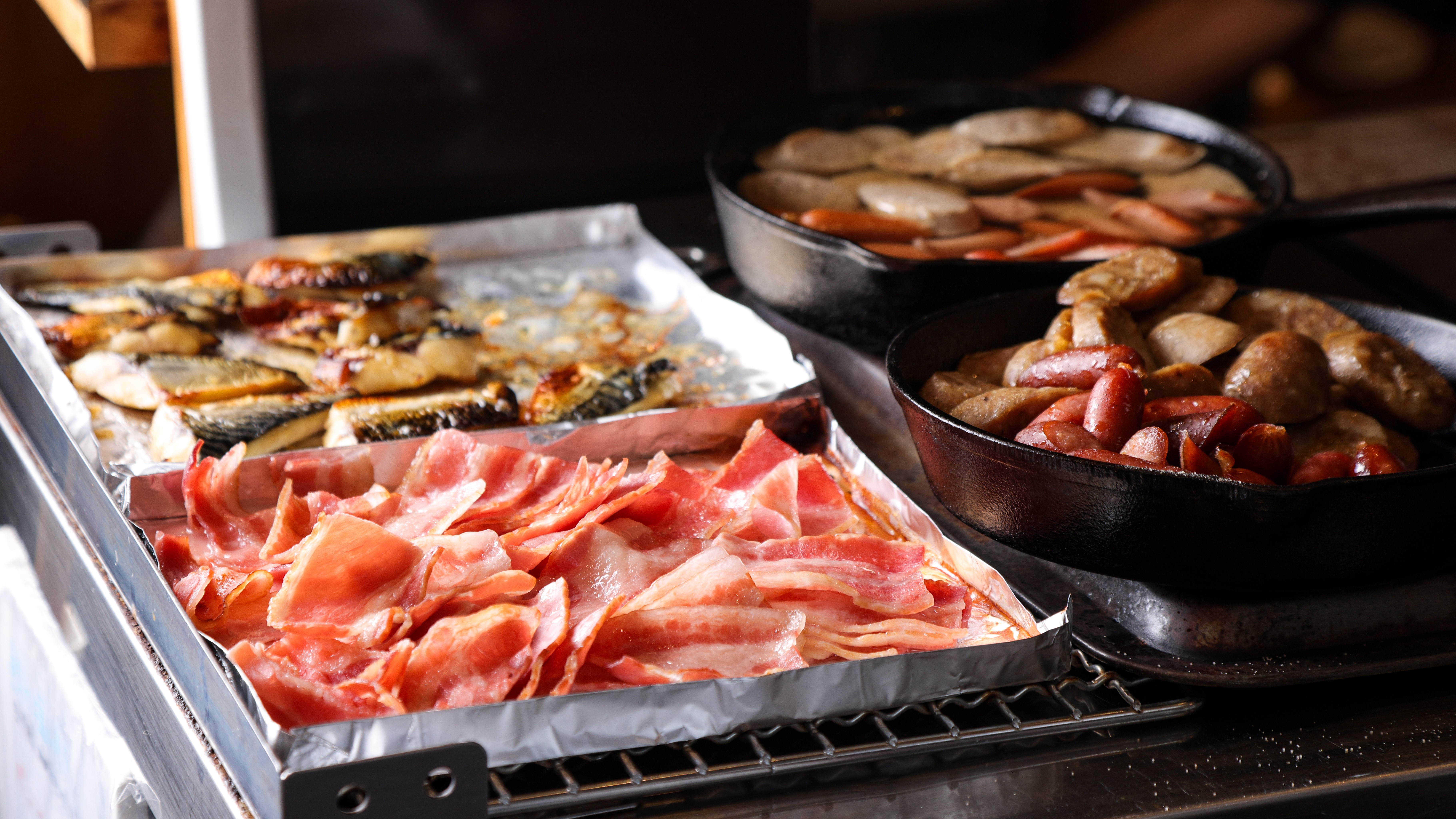 朝食ビュッフェ