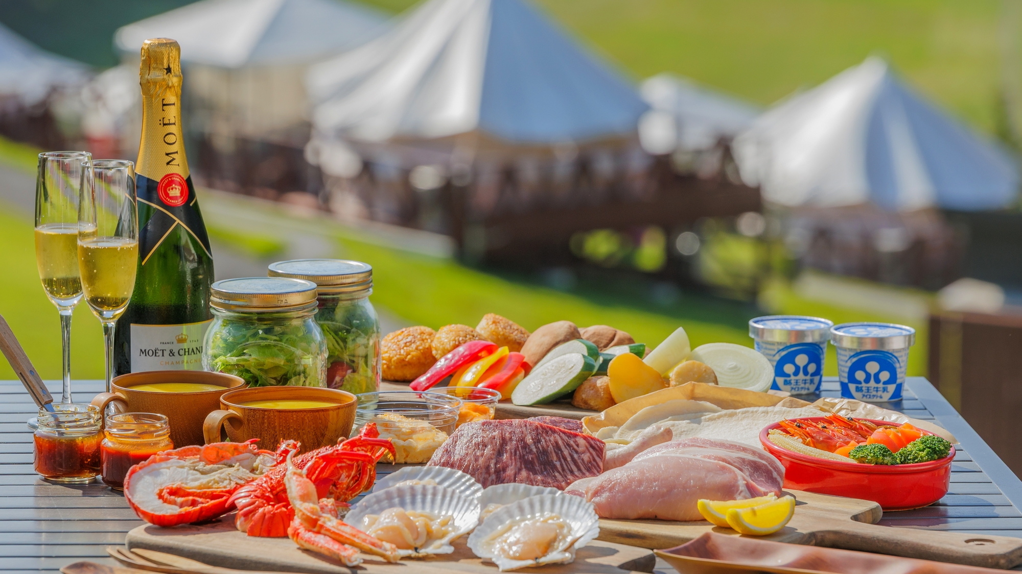 グランピングバーベキューイメージ