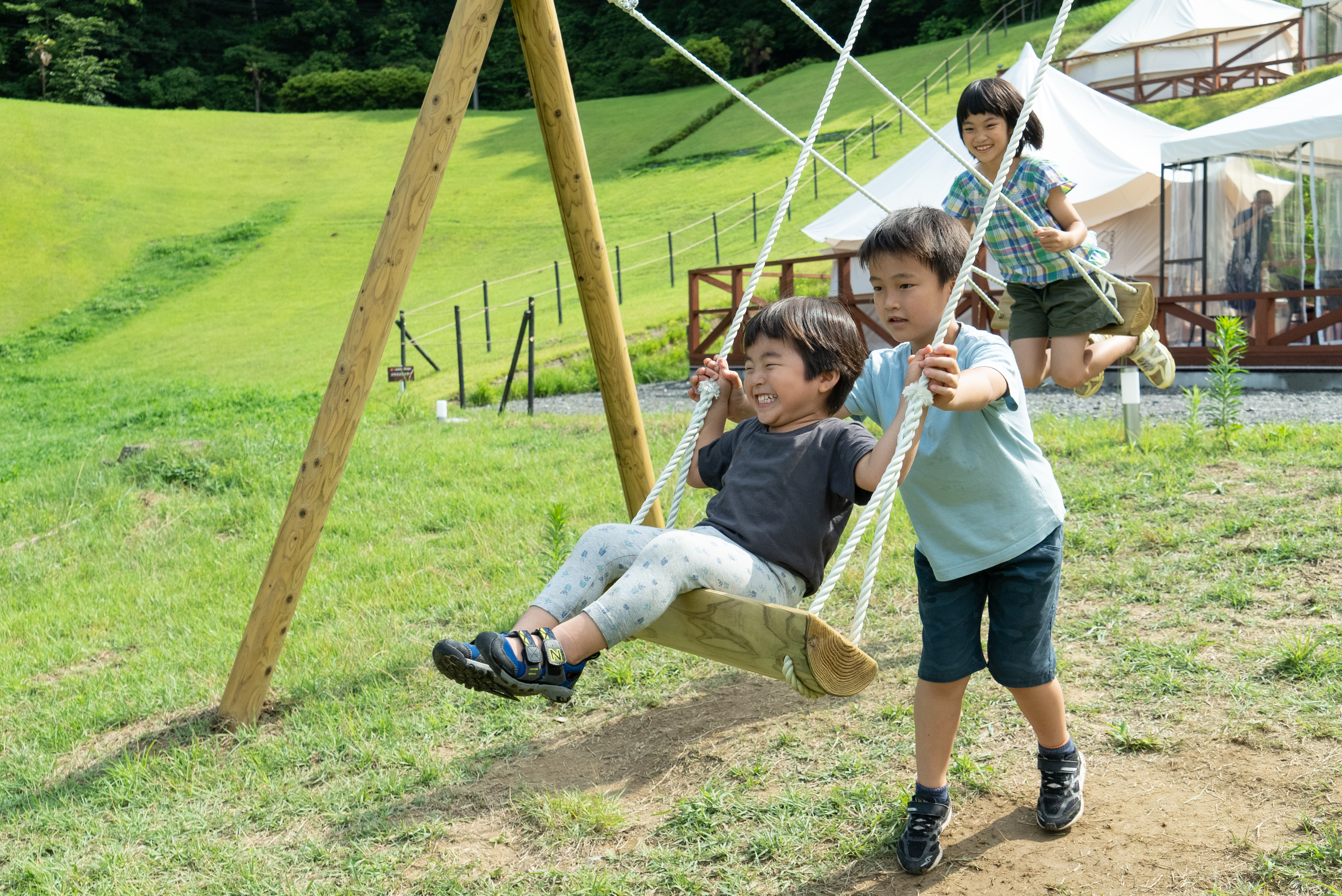 ブランコ遊び