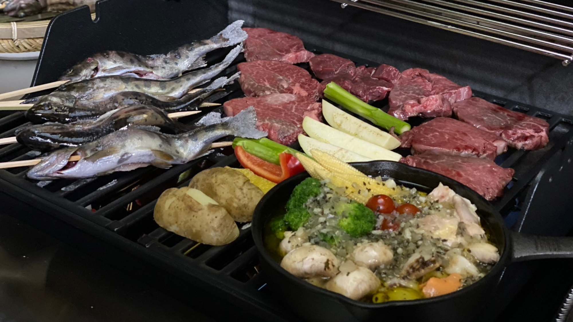 【グランピング】大切な人とラグジュアリーな体験を！夕食はグリルでワイワイBBQ！＜2食付＞