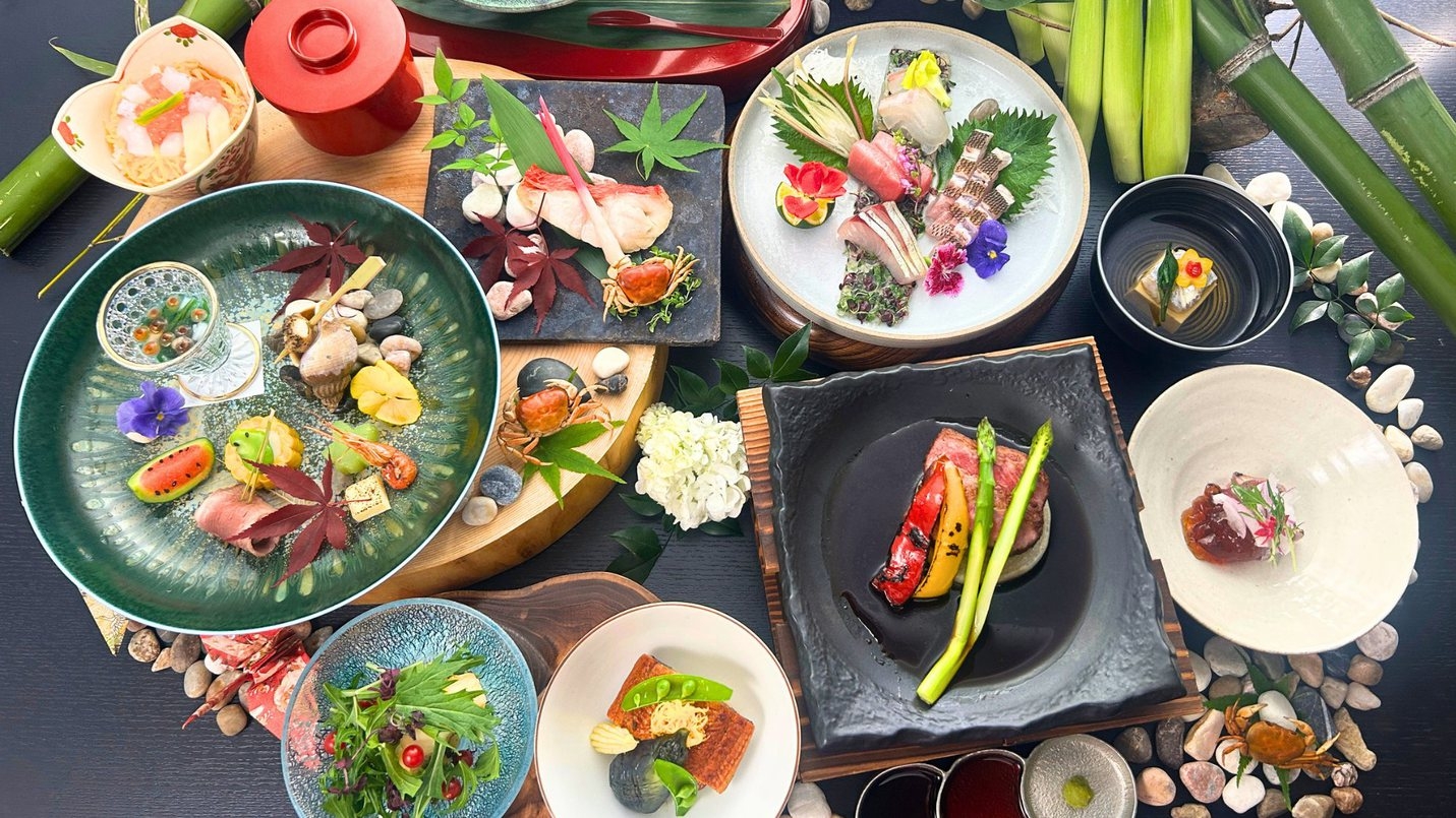 【楽天トラベルサマーSALE】料匠虎白　1泊2食付き【懐石料理￥18000コース】