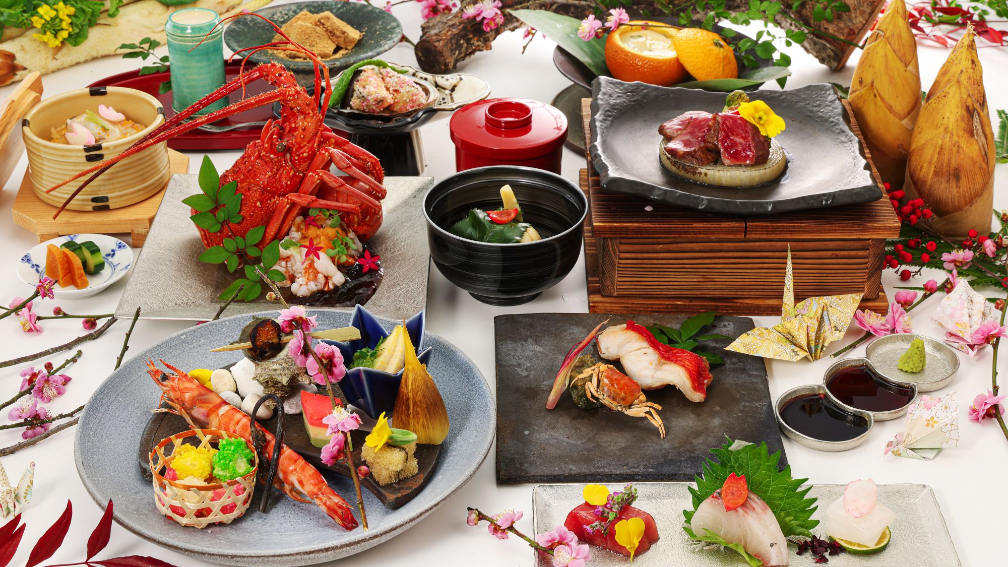 「料匠虎白」春の懐石料理　23,000円コース