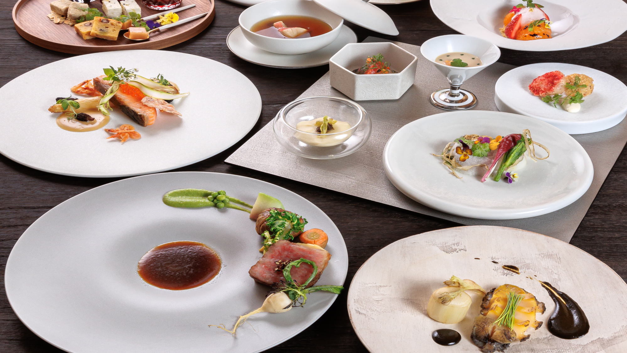 【春季創作フレンチ】季節を感じるフレンチコース※イメージ。