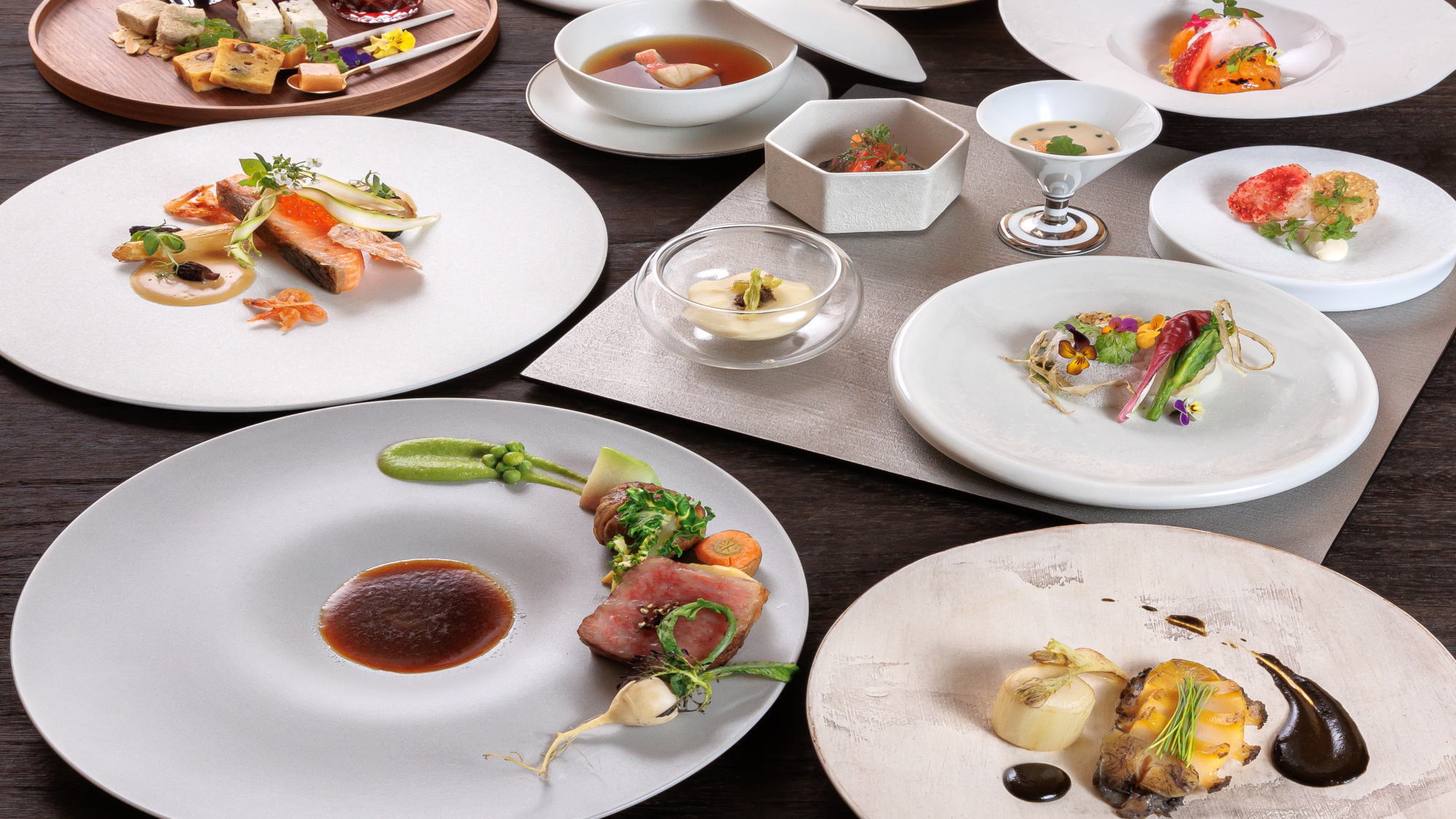 【春季創作フレンチ】季節を感じるフレンチコース※イメージ。