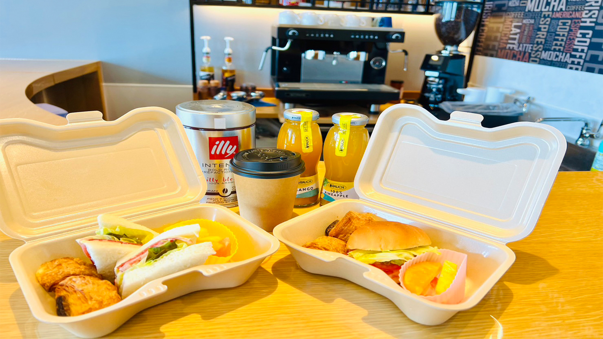【食事】カフェ軽朝食