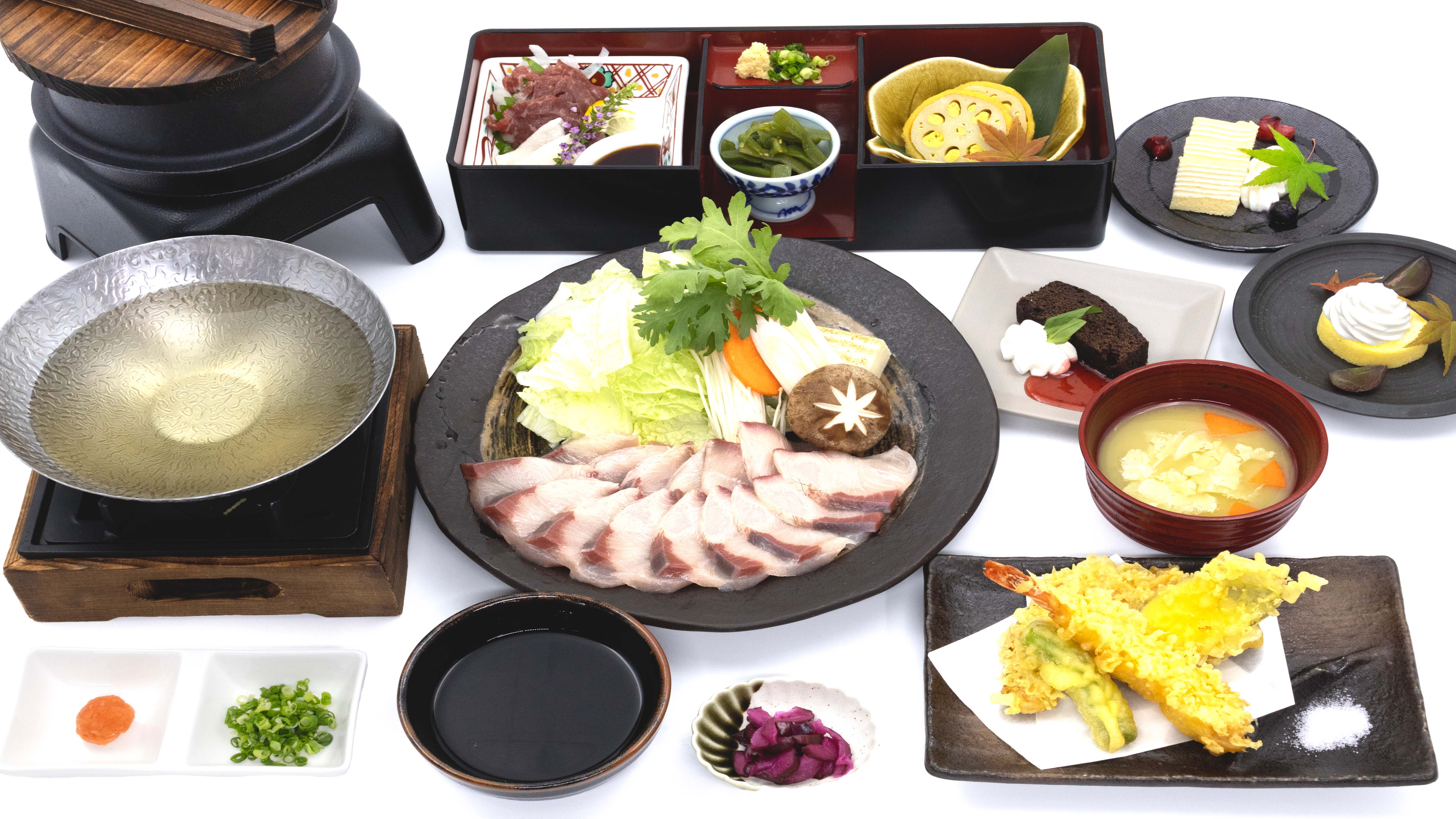 ブリのしゃぶしゃぶコース