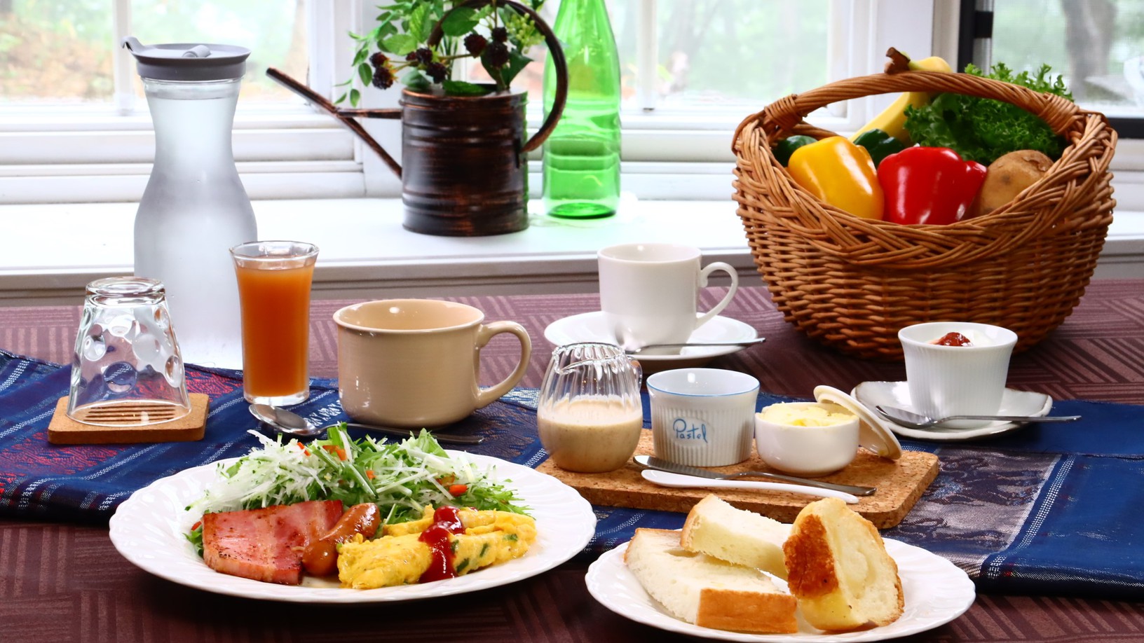【朝食付き】 旅の朝をおいしい朝食でスタート♪   