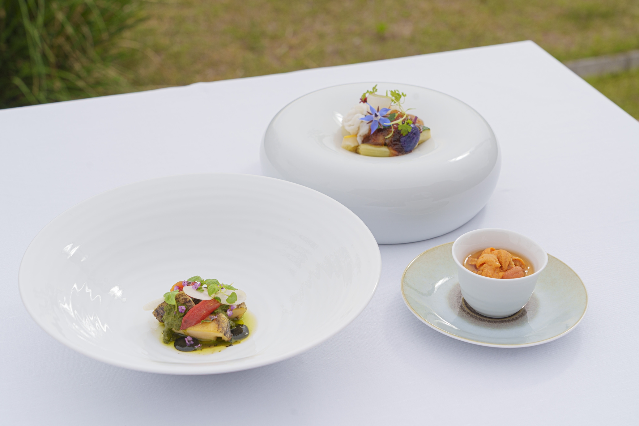 【La Rose夏限定】淡路島 夏の3大食材海の饗宴コース〜シャンパーニュフリーフロー付き〜