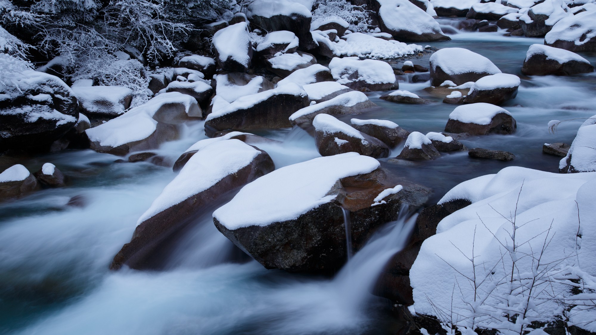 阿寺渓谷（冬）