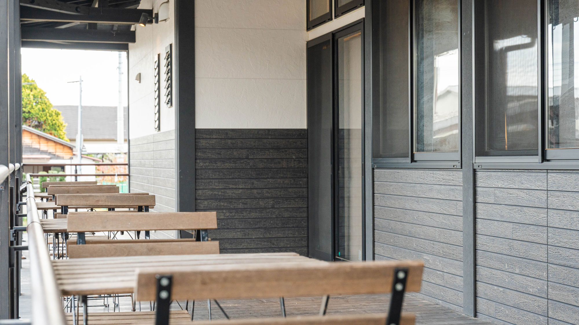 【テラス】小城の街並みを眺めながら