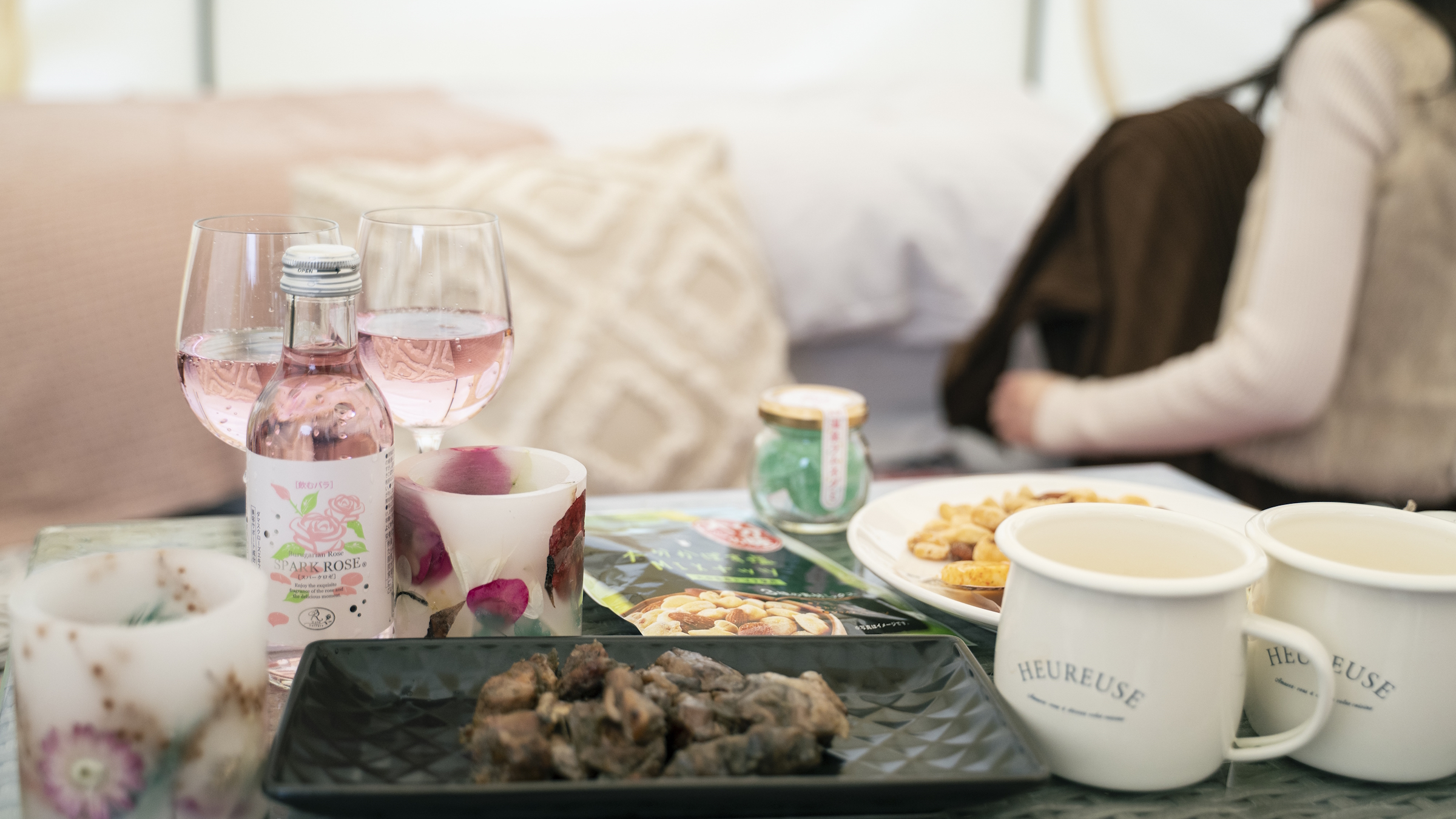 テントでの過ごし方イメージ