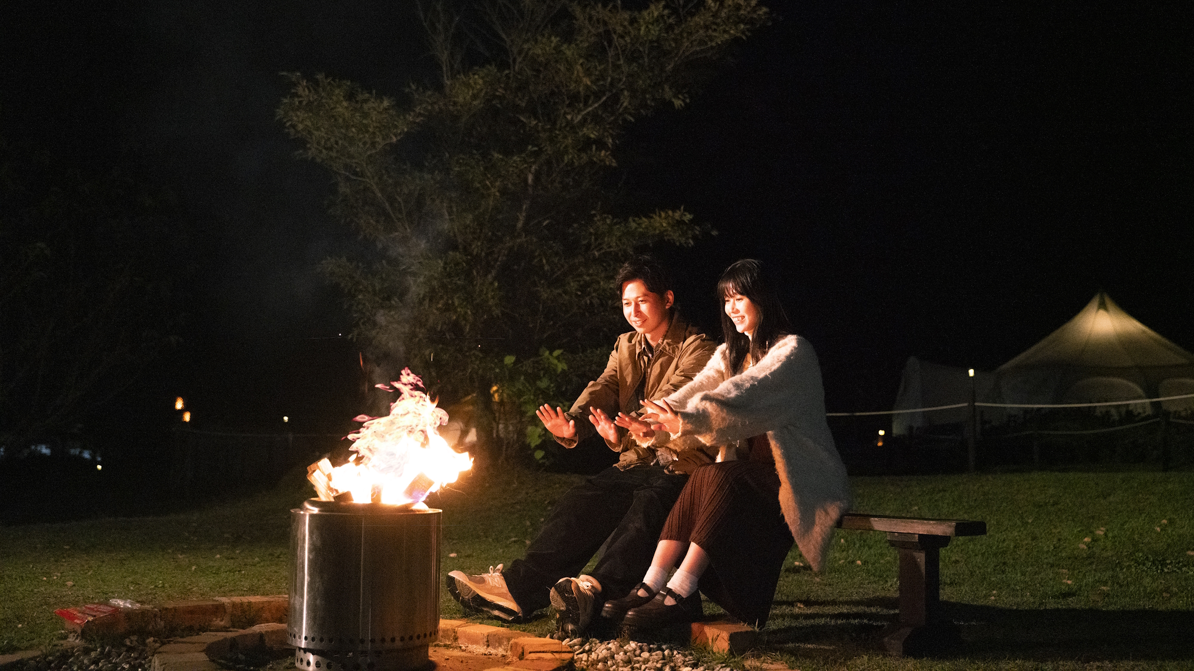 焚き火