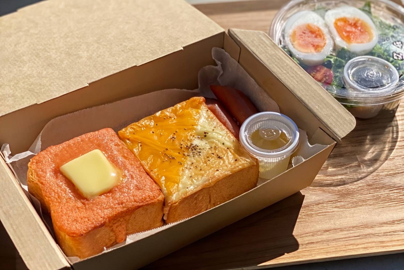 ◆【明太トーストワンプレート付き】8:30〜10:30ご提供・福岡名物で旅をスタート　＜朝食付＞