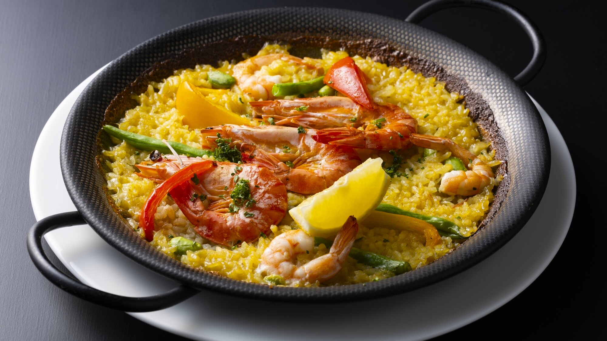 【ランチ】海老のパエリヤ