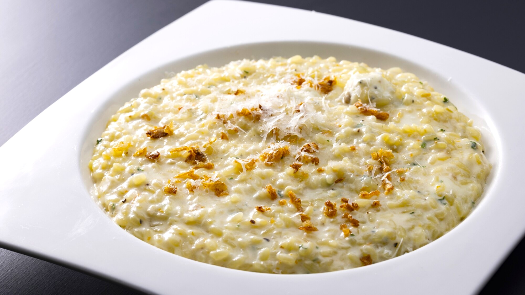 【ランチ】濃厚チーズリゾット（ゴルゴンゾーラ、グラナパダーノ、モッツァレラ、カッテージ）