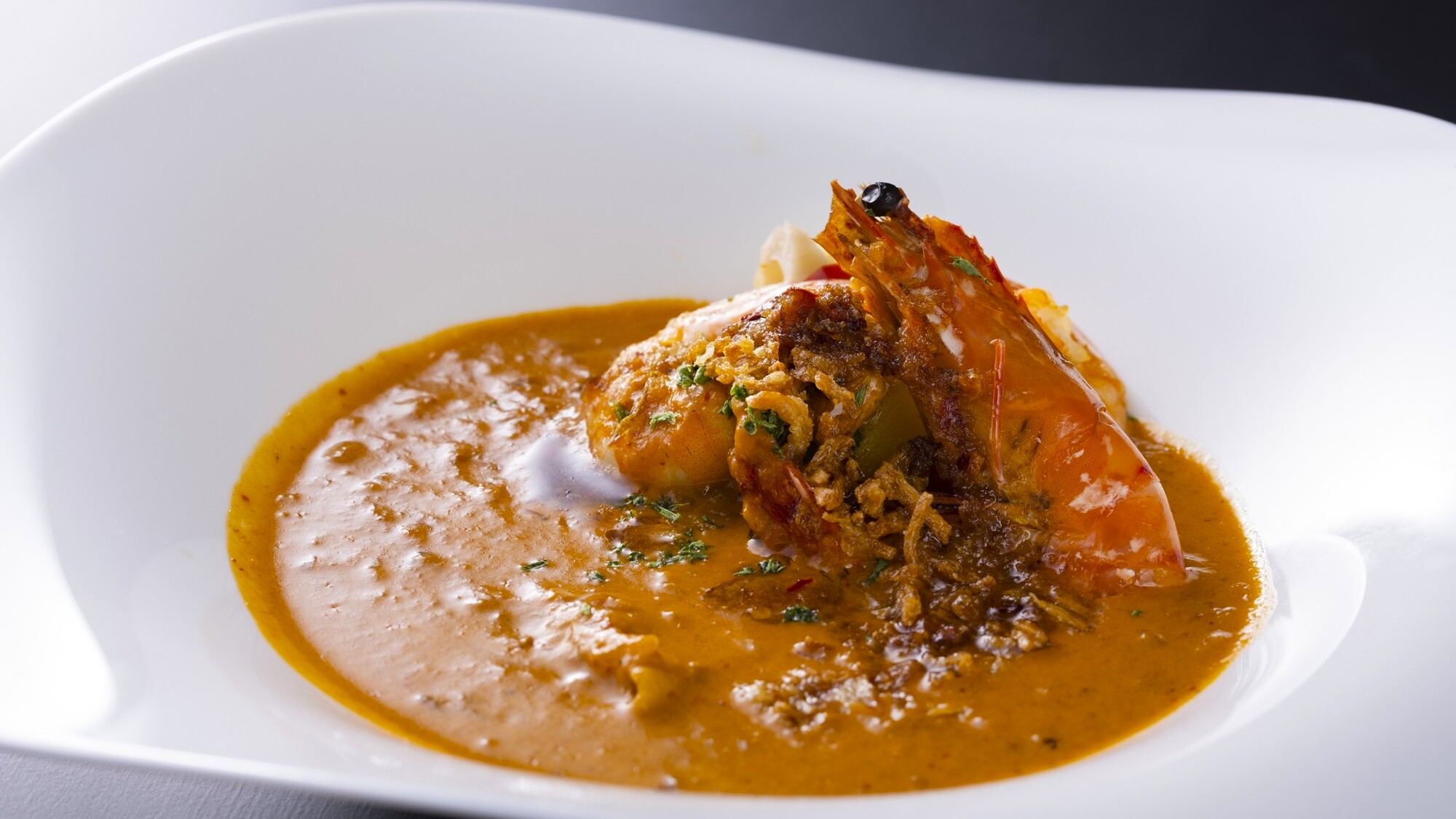 【ランチ】海老と野菜のレッドカレー