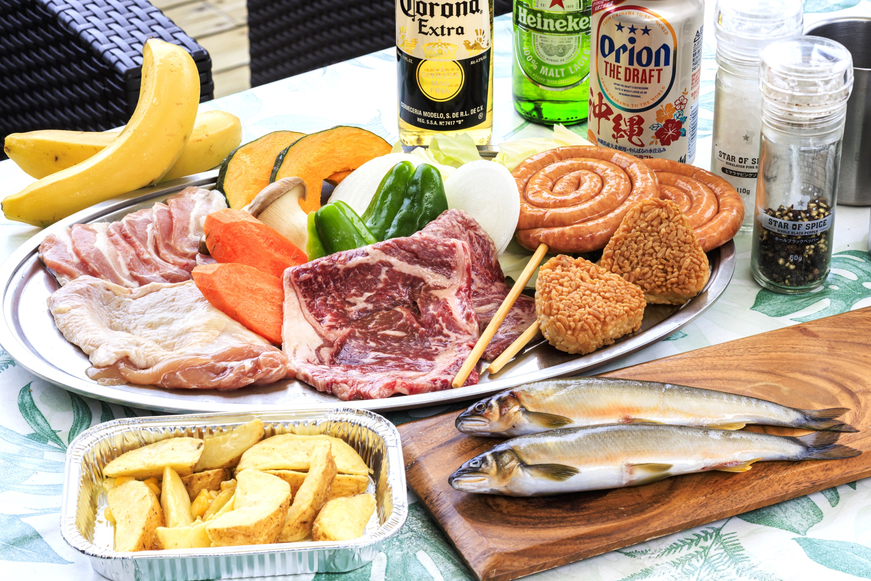 夕食BBQ食材セット