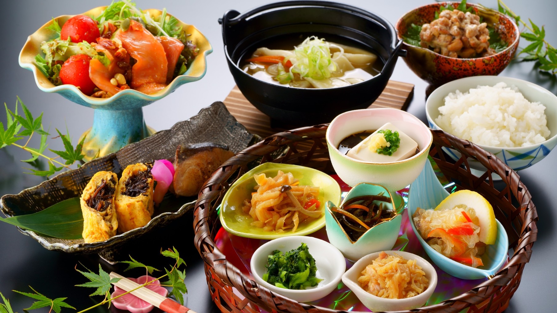 【朝食のみ】ゆったりと鉄輪温泉を満喫！和御膳の朝食付きプラン（お部屋食）