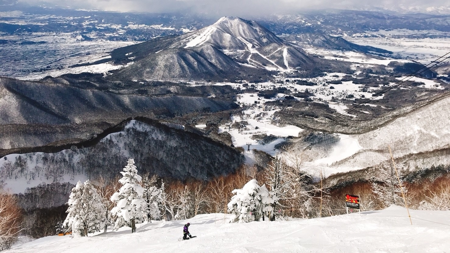 *竜王名物・木落としコース/最大斜度36度の上級コース。非圧雪のパウダースノーを存分に堪能せよ！