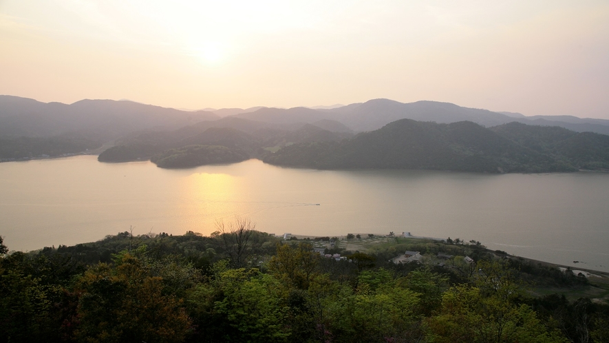 展望台からの夕景