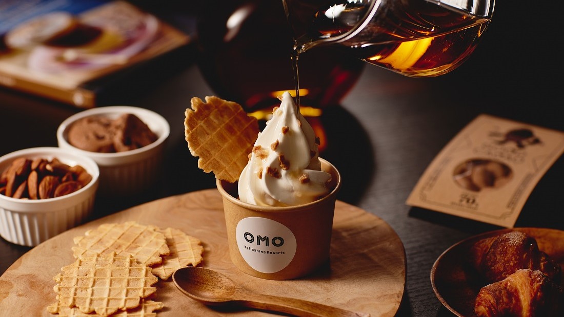 OMO Food & Drink Station夜更かしソフトクリーム