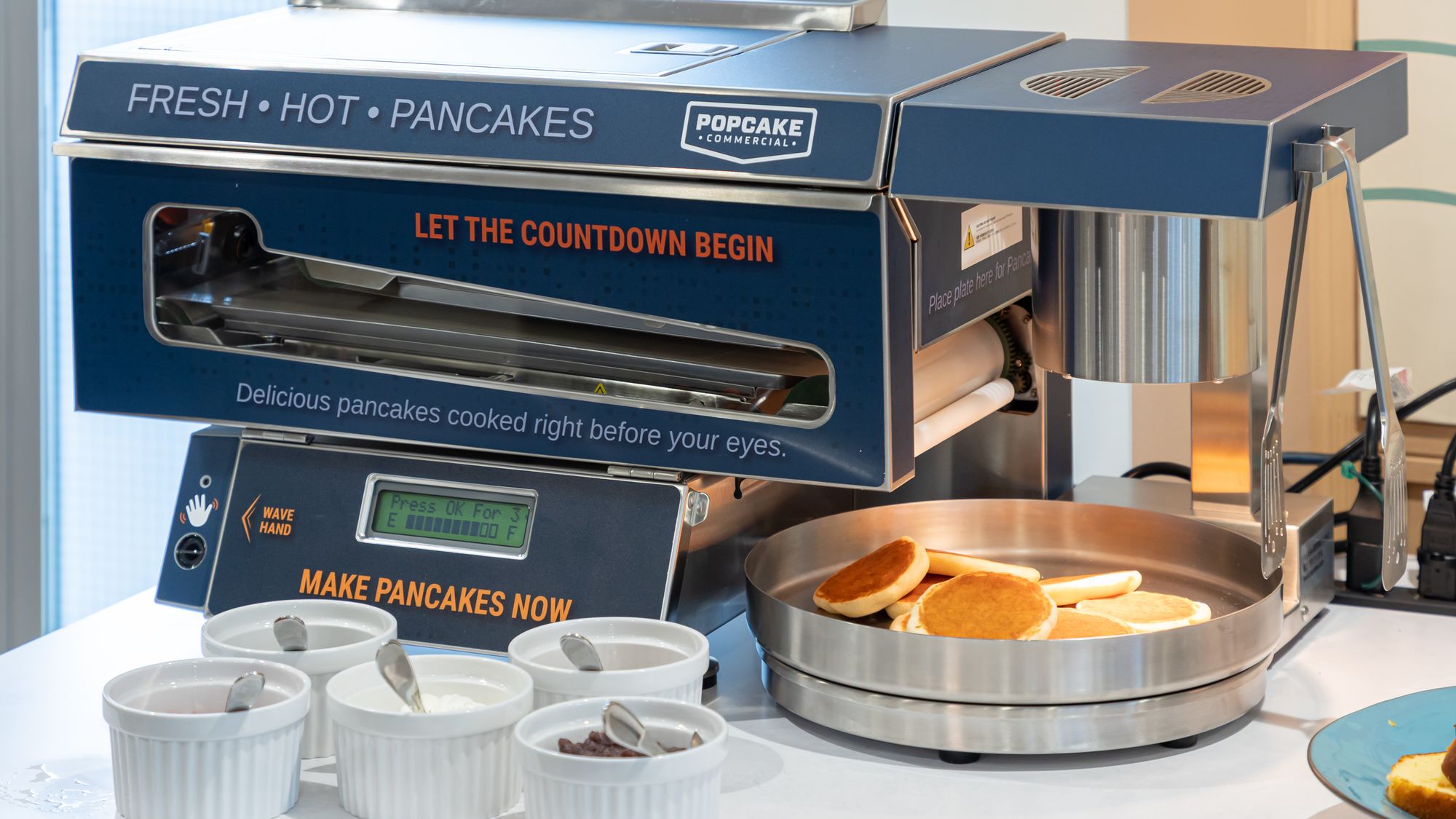 焼きたてのパンケーキ