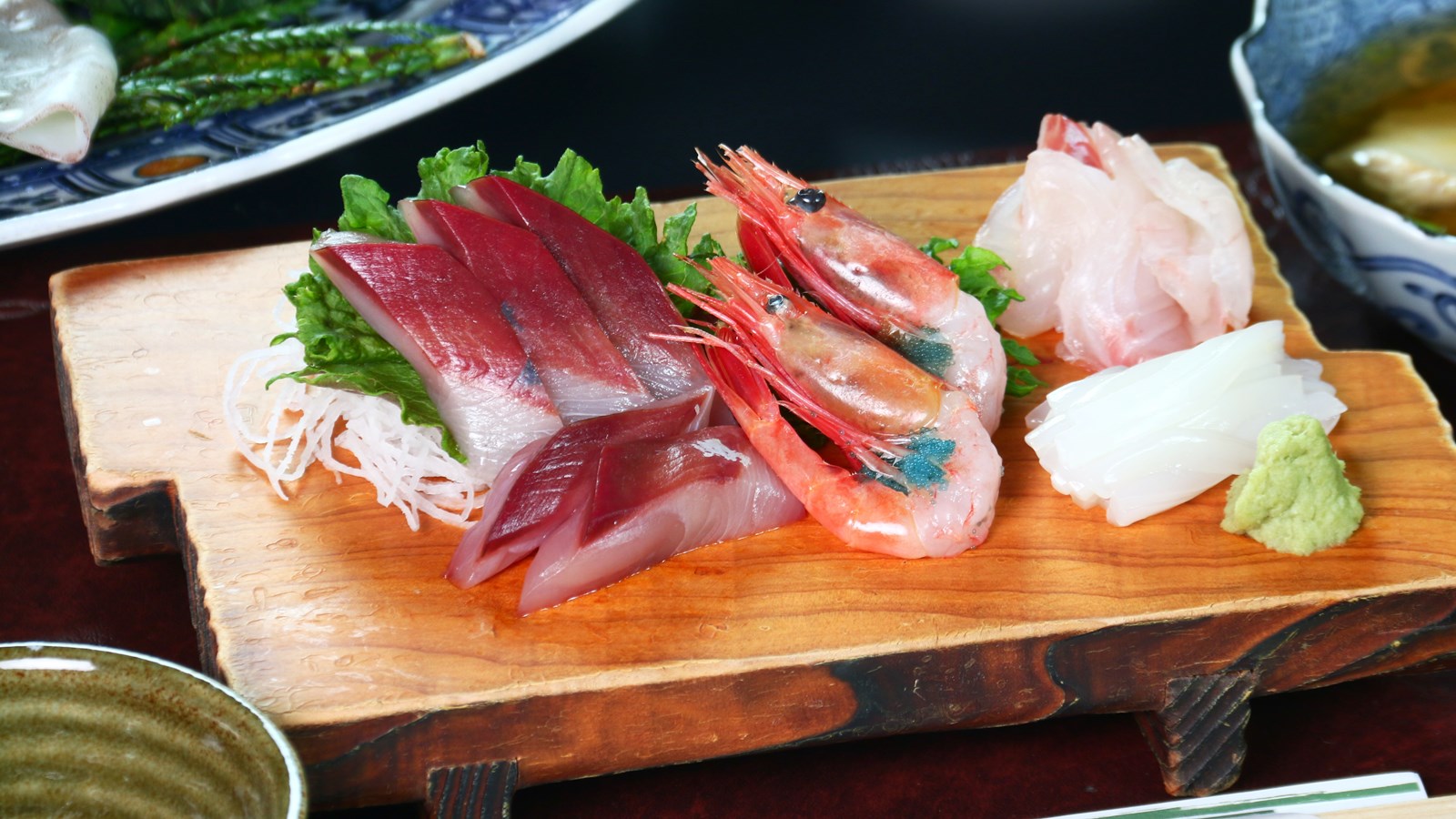 【夕食ー炉端焼きー】能登沖で捕れた旬の魚♪