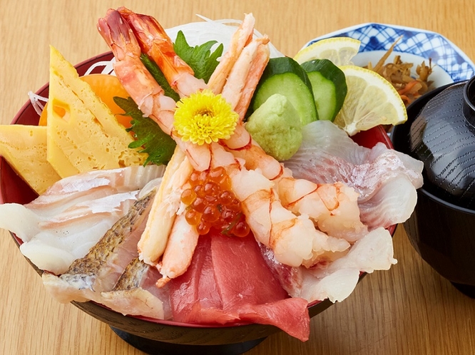富山湾の海鮮丼