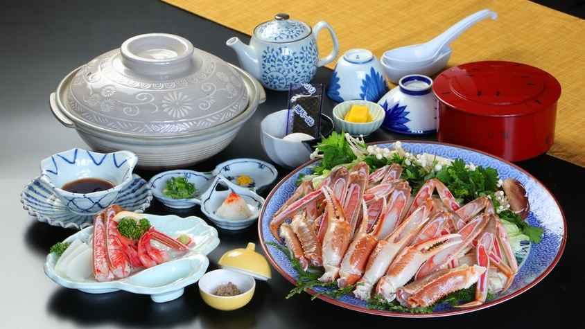 初心者の方にオススメ♪蟹1杯分を使用☆かにすきコース【1泊2食付】