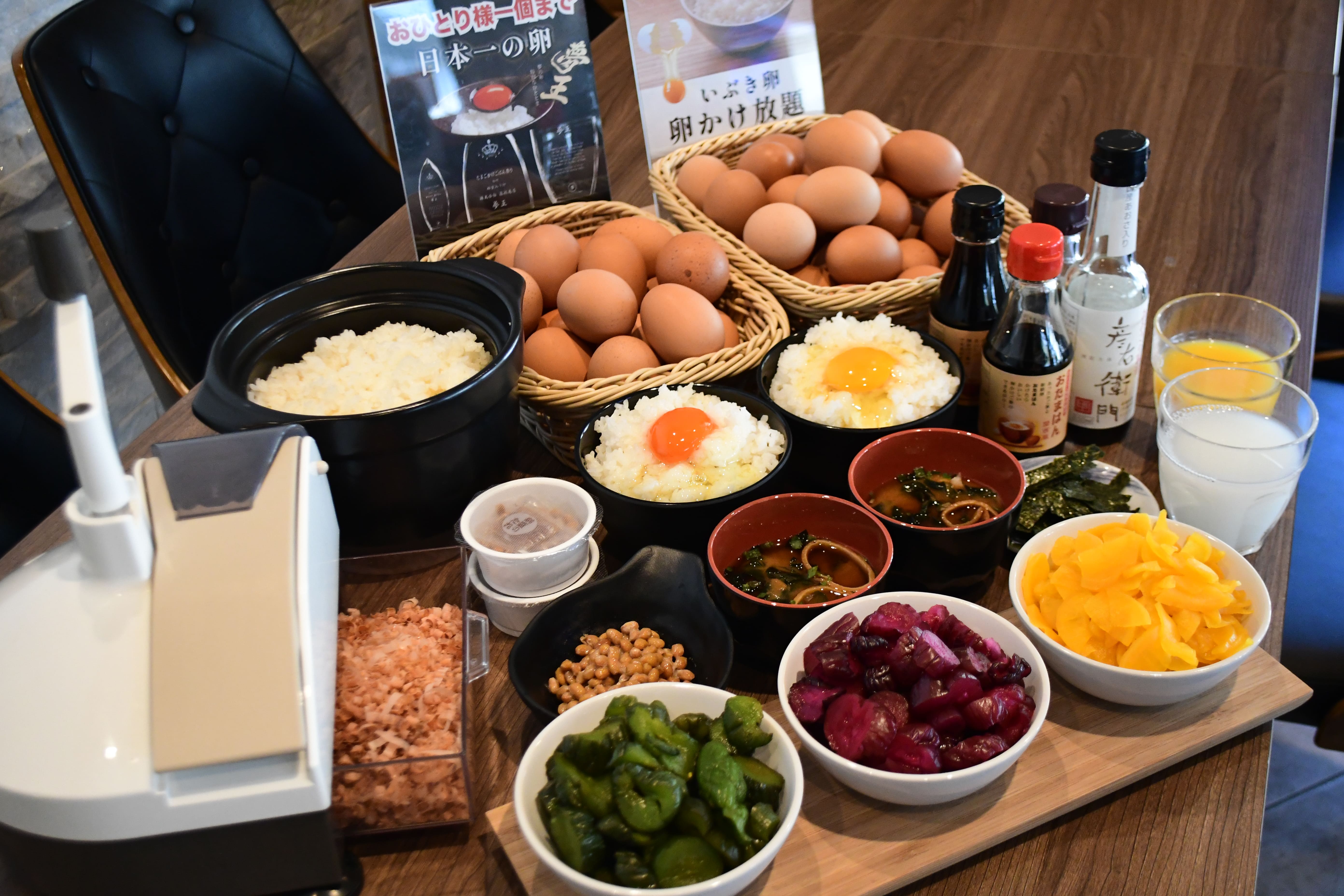 【朝食】卵かけご飯食べ放題