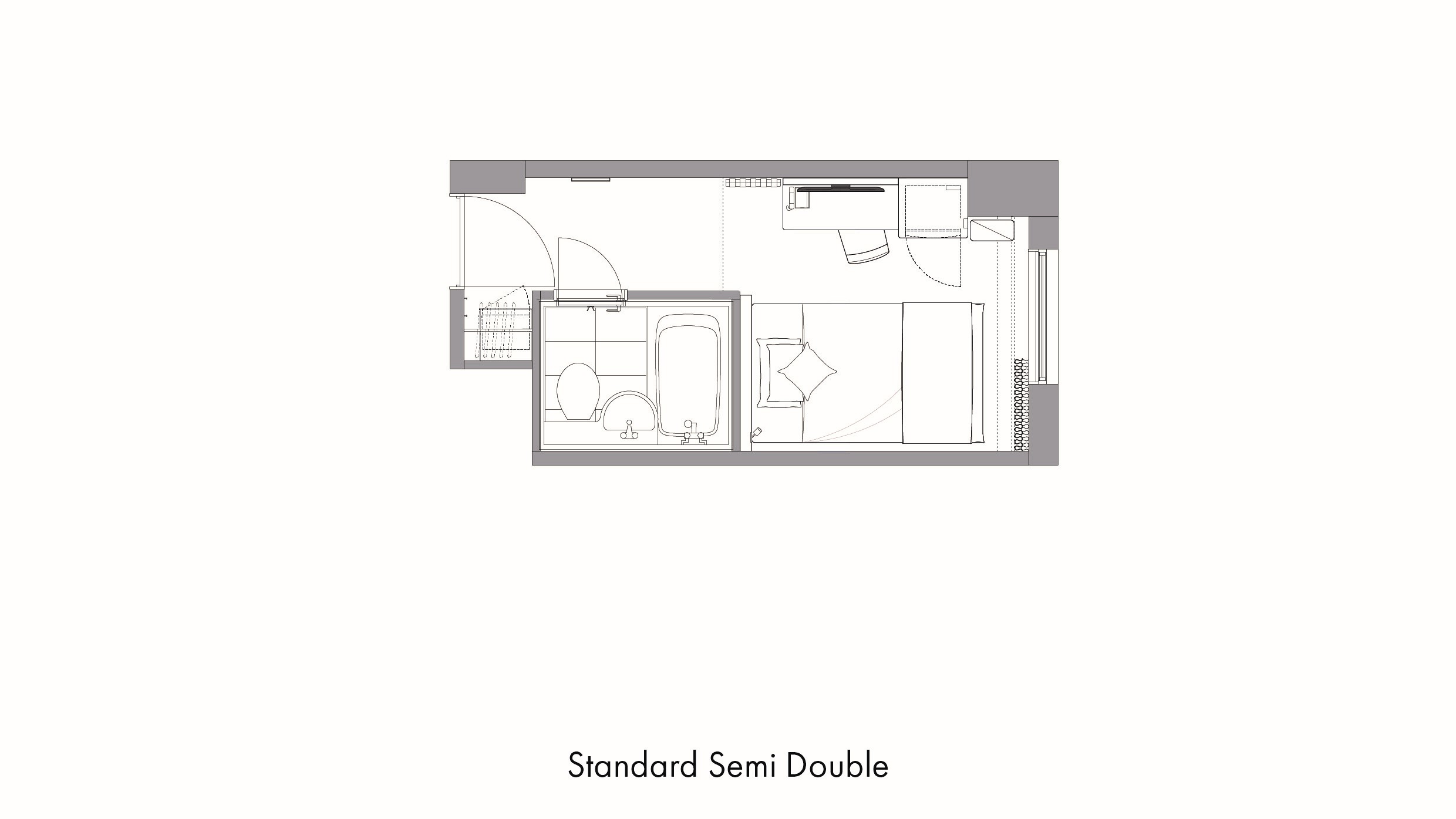スタンダードセミダブル