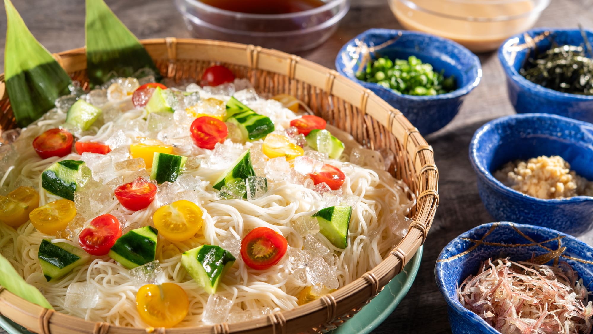【6/1～8/31 夏メニュー】夏野菜のさっぱりそうめん