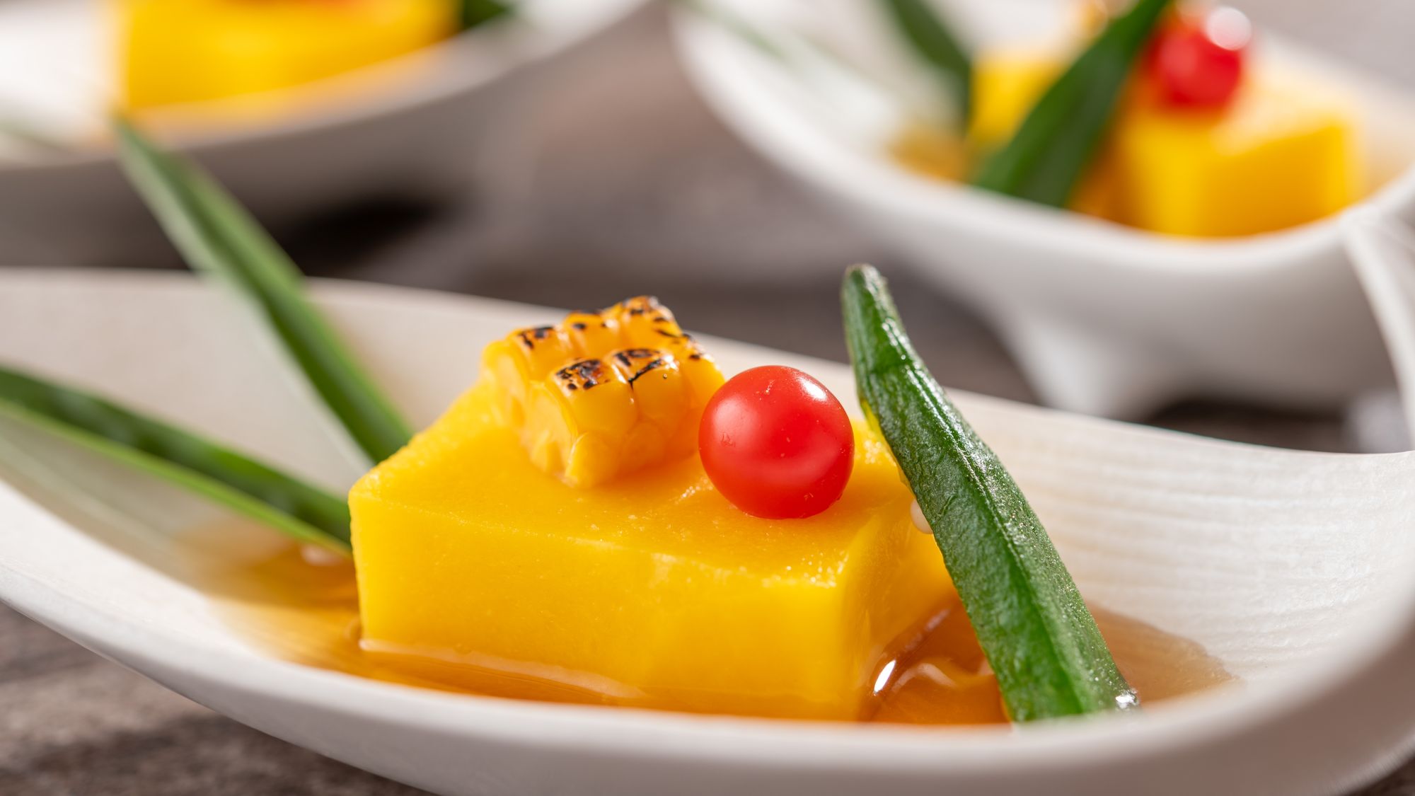 【夕食】2026年夏メニュー「夏の小鉢-もろこし豆腐」