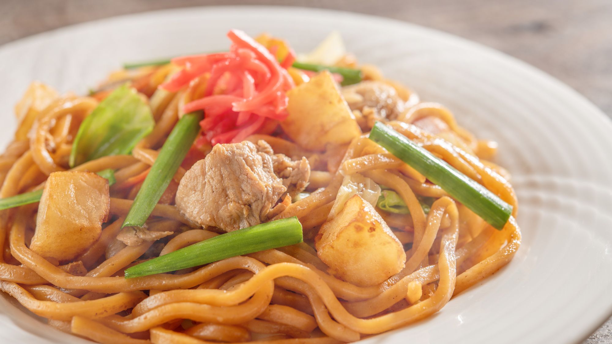 【春メニュー】ニラたっぷり焼きそば