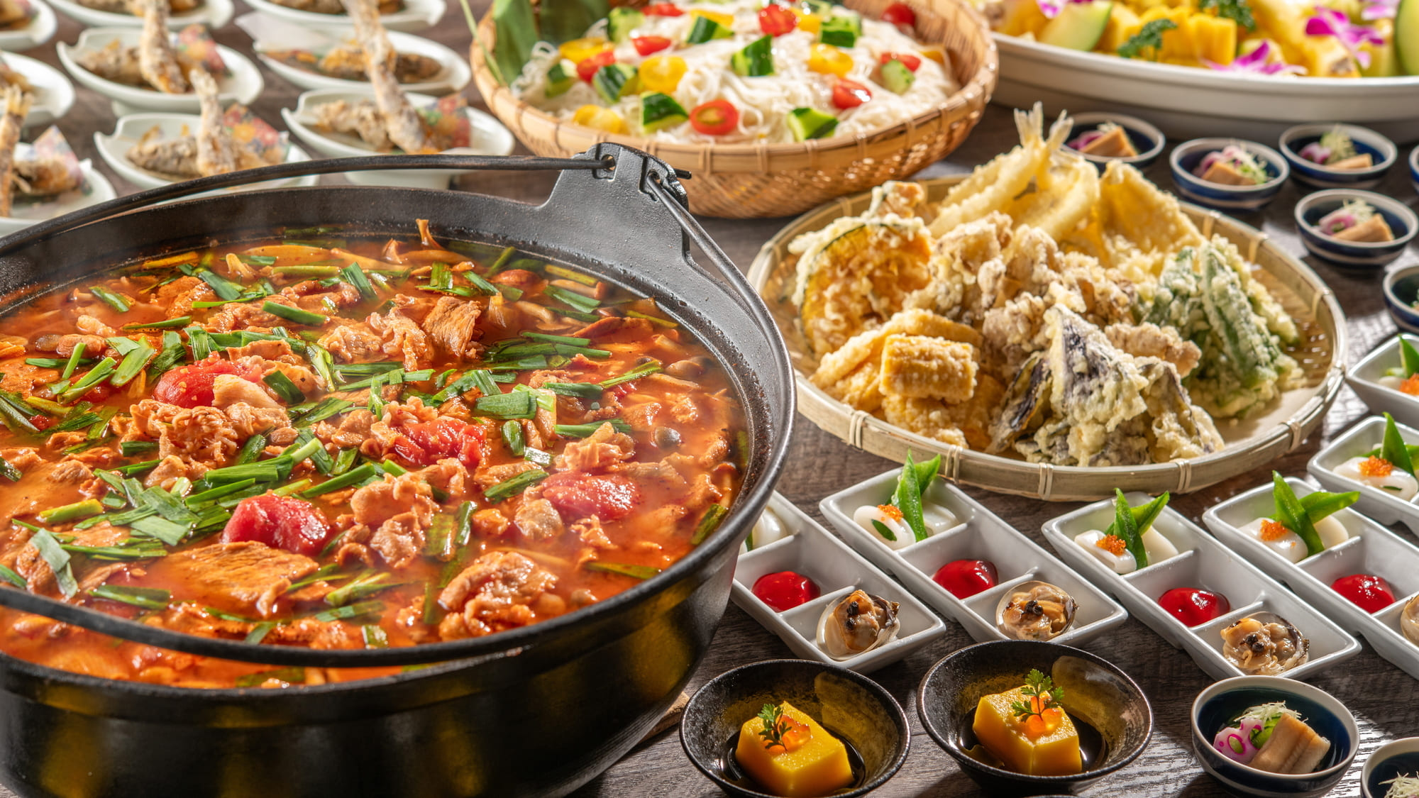 【6/1～8/31 夏メニュー】夏に美味しい旬の食材をふんだんに取り入れたメニューをご用意
