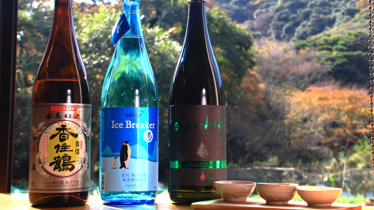 お酒好き歓迎！3種飲み比べセット付き♪スタンダード料理でご満悦【1泊夕食のみ】