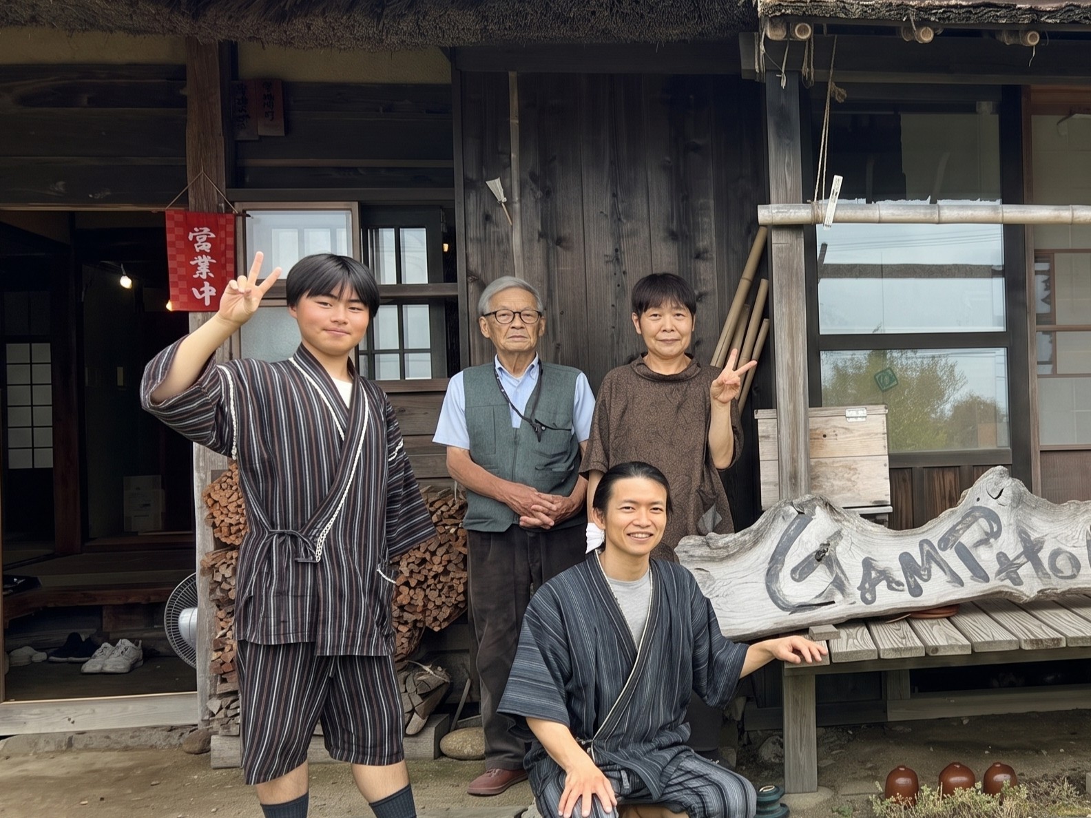 GAMPファミリーがお出迎え