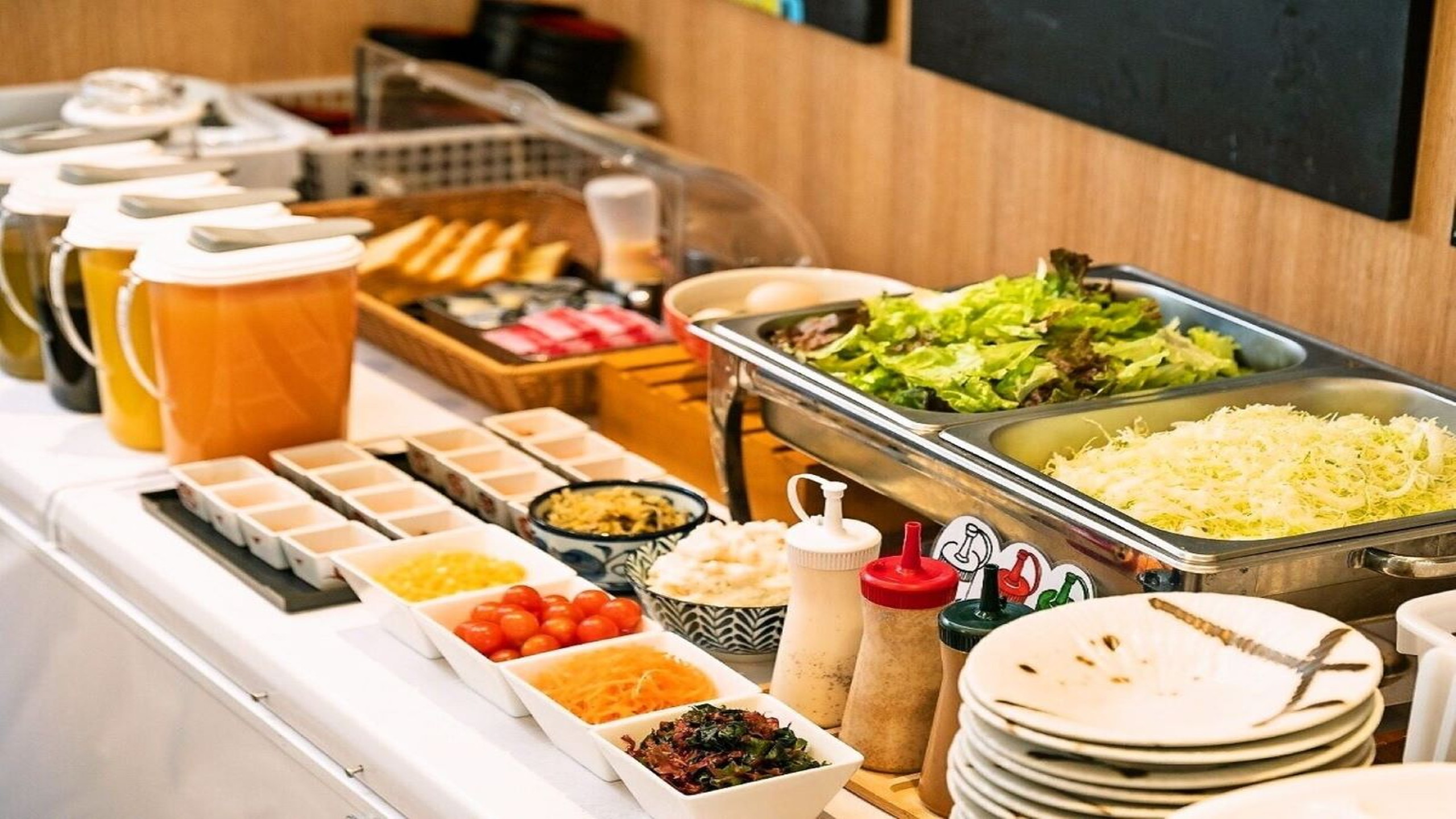 朝食ビュッフェ