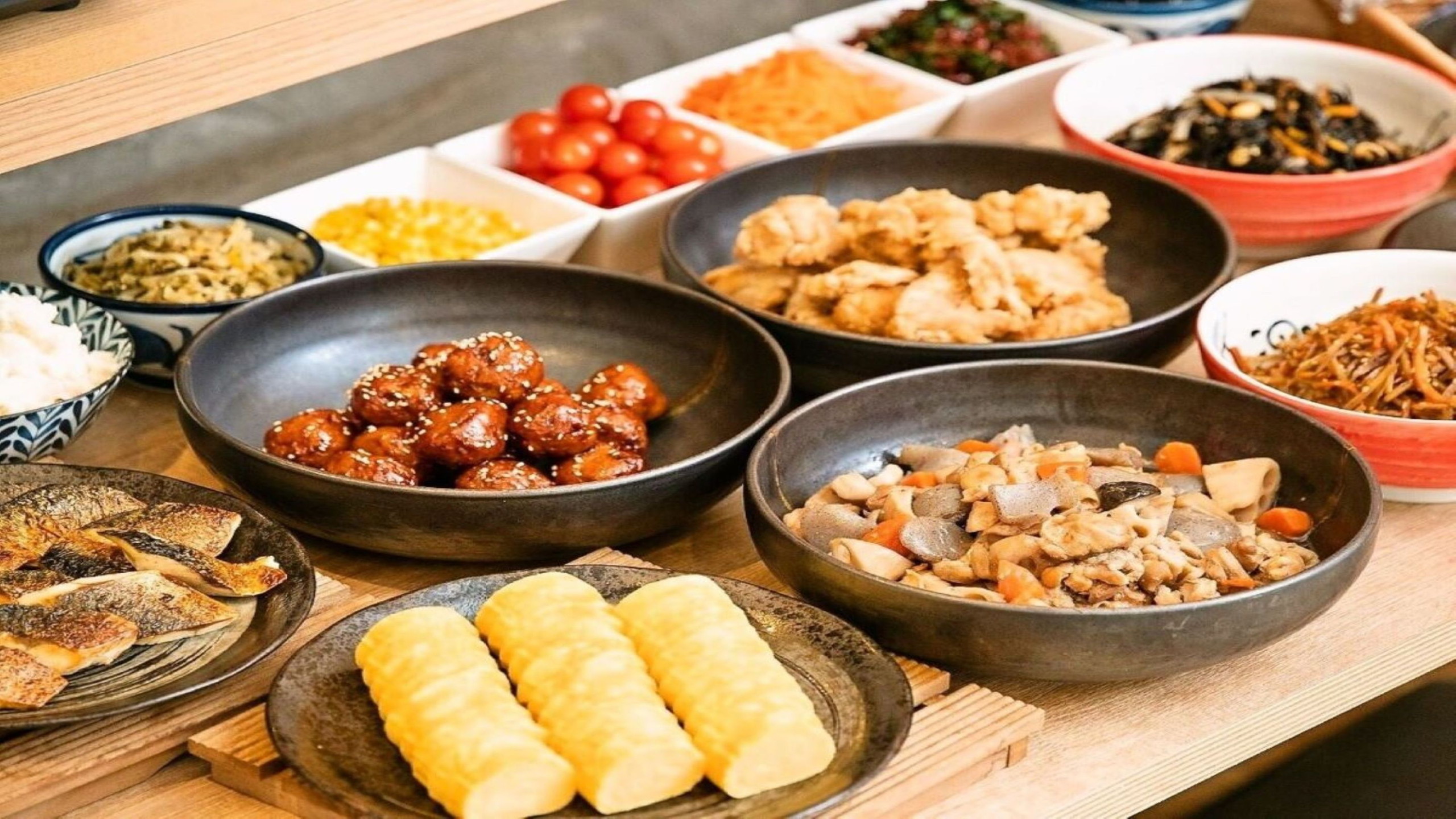 朝食ビュッフェ