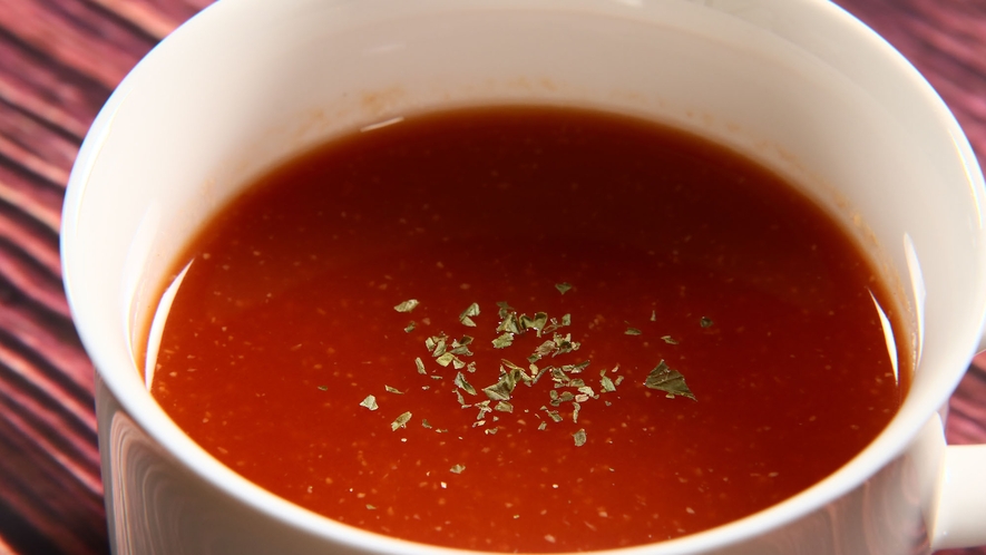 【お料理】夕食◆濃厚トマトスープ*
