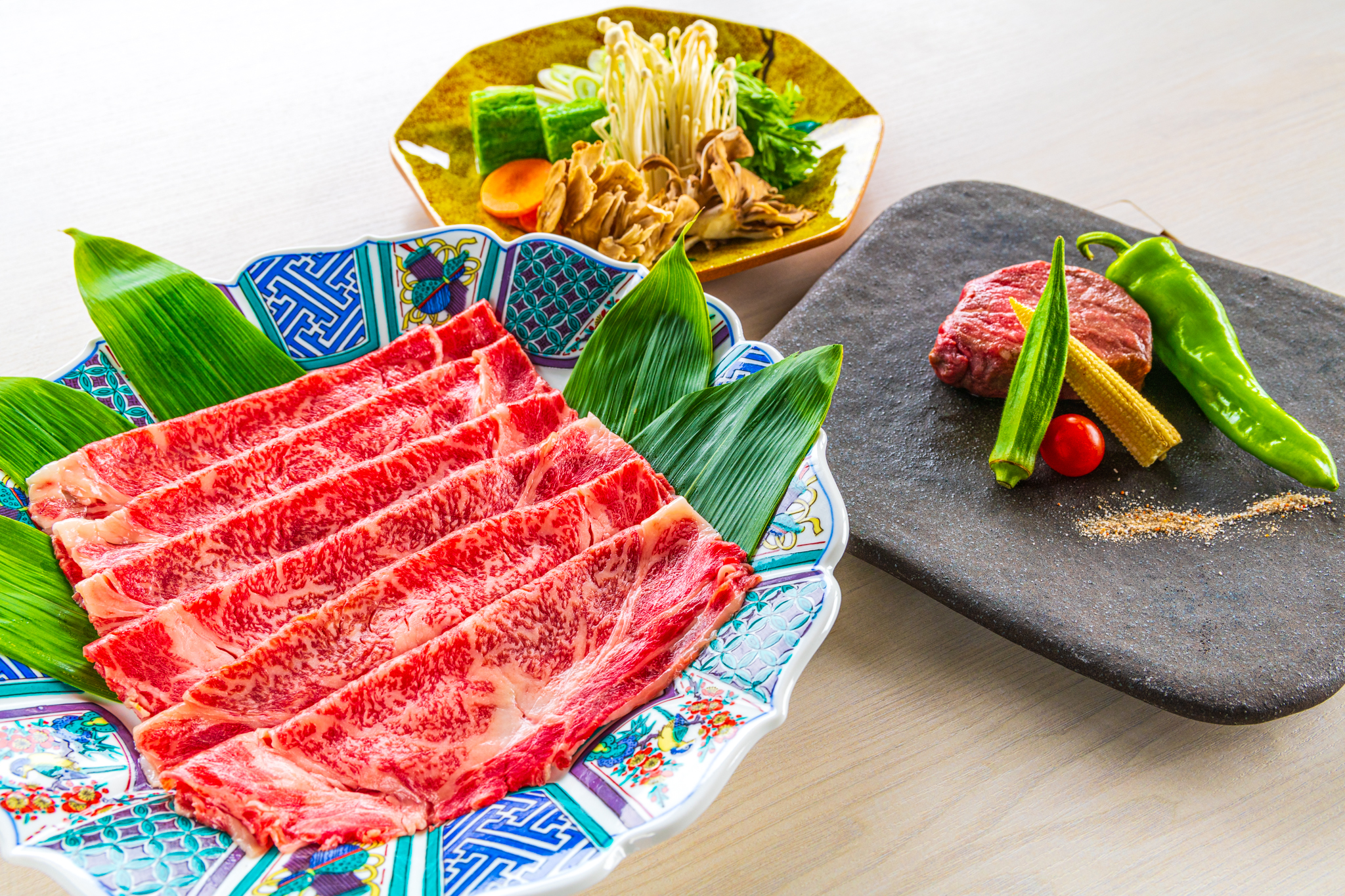 五位牛（すき焼き、ステーキ）