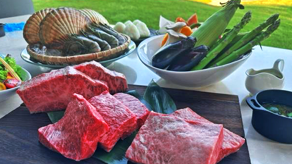 軽井沢の解放感あふれるテラスで愉しむディナーセルフBBQ（バーベキュー）付きステイプラン／2食付き