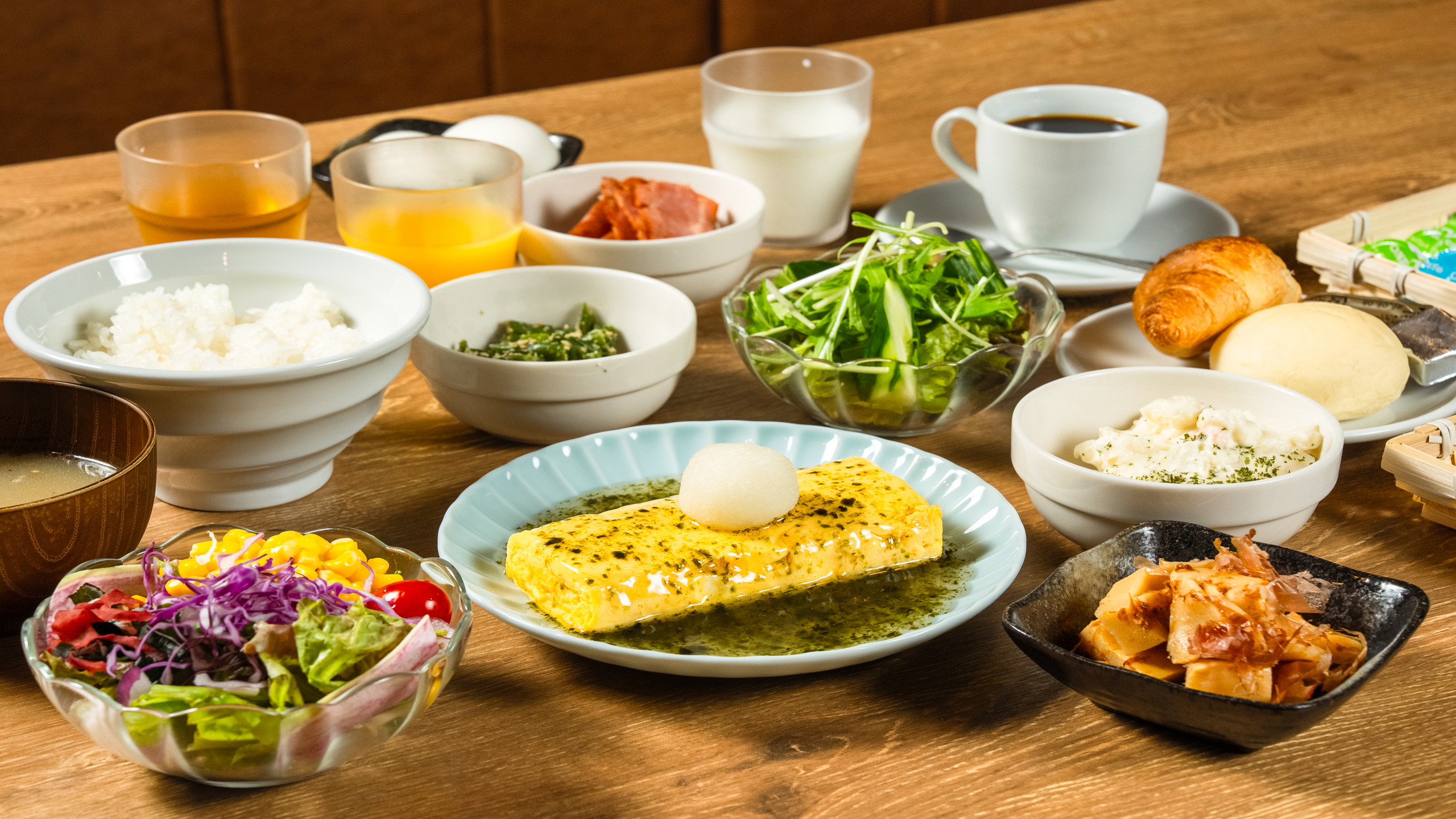 季節のあんかけだし巻き玉子