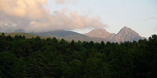 蓼科湖から八ヶ岳を望むＲ３