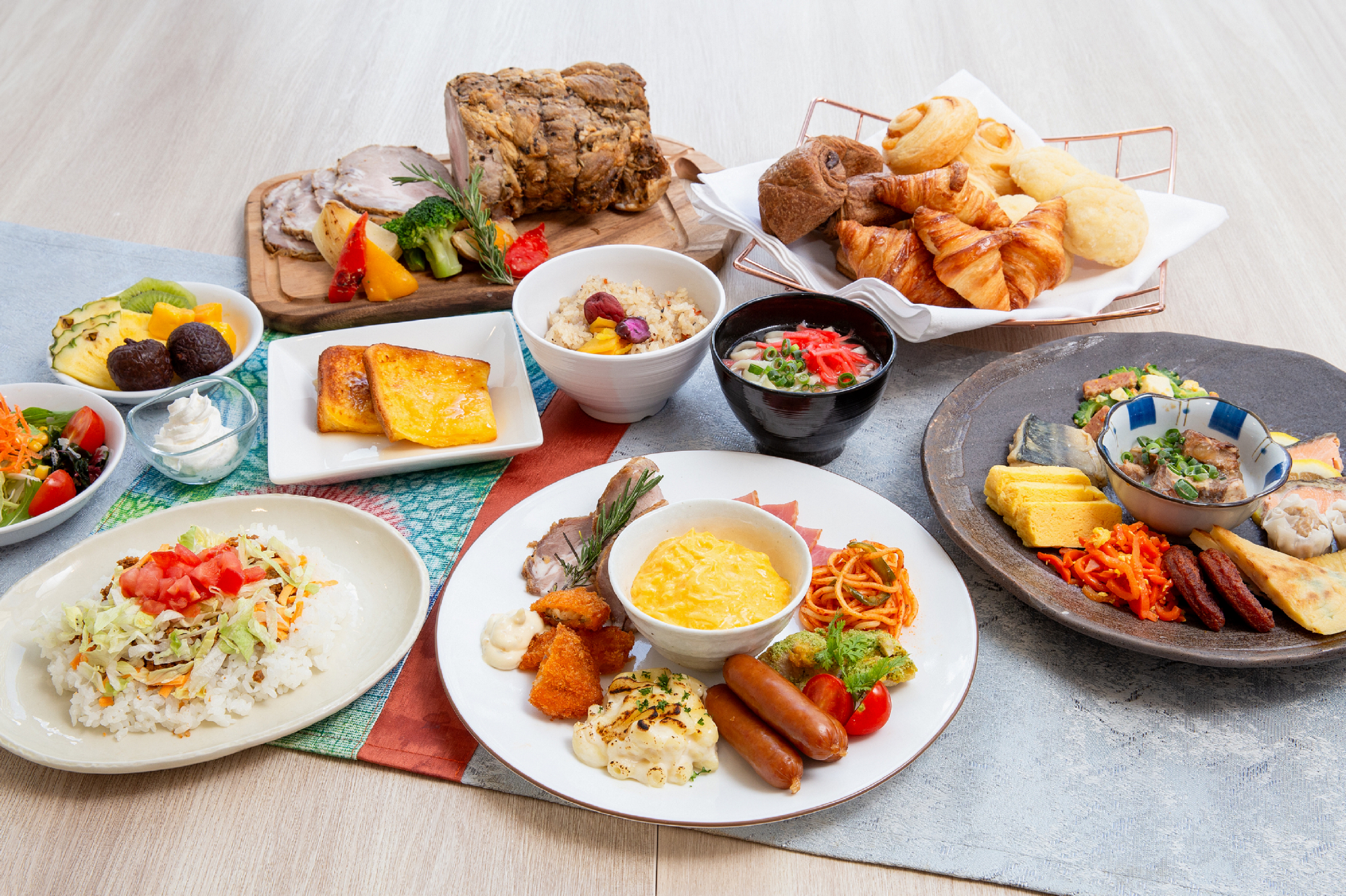 朝食盛り付け②