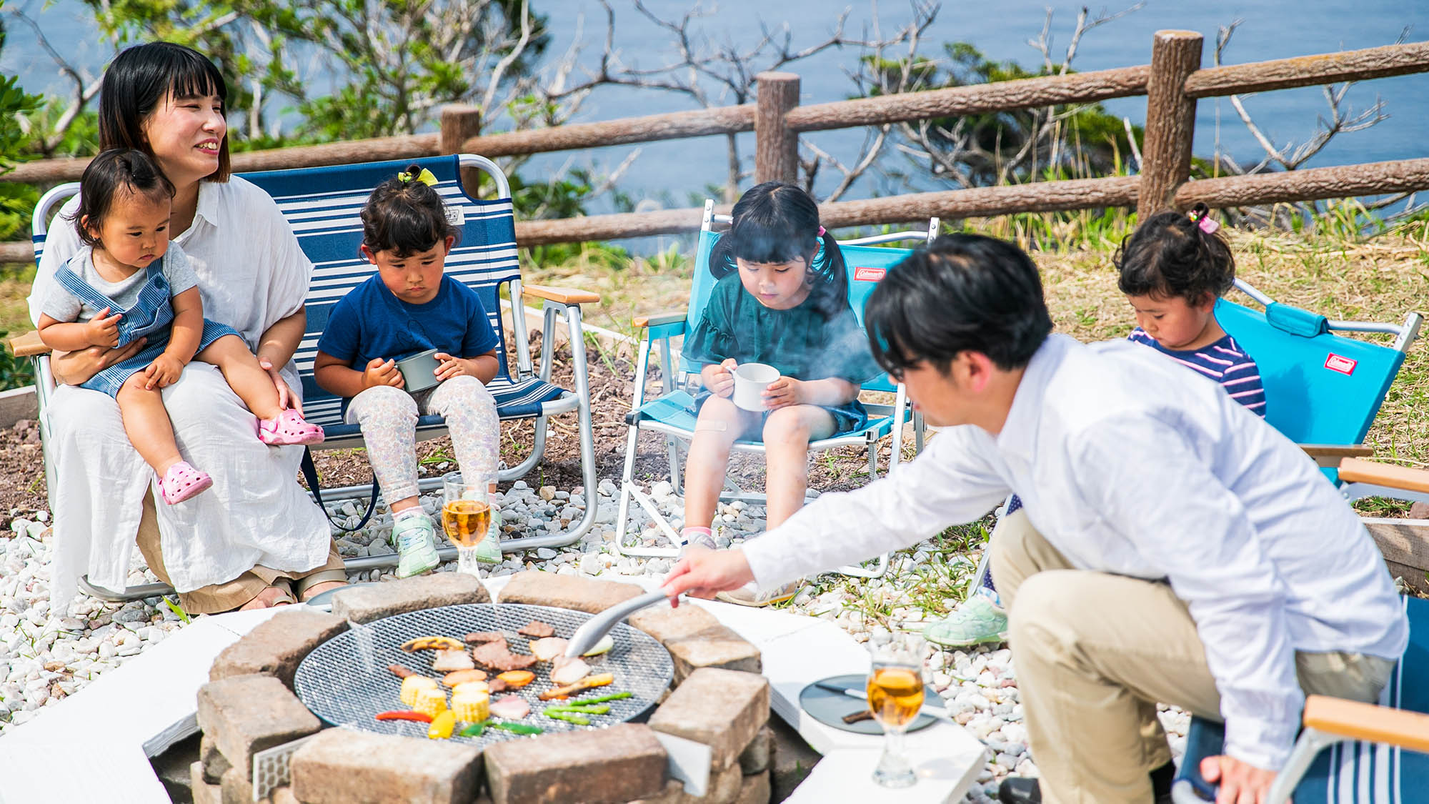 ・【ファイヤーピット】BBQはこちらでお楽しみいただけます。お子様も喜ぶこと間違いなしです