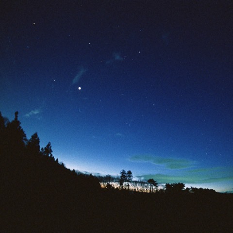 The stars look beautiful at night in Echigo Yuzawa