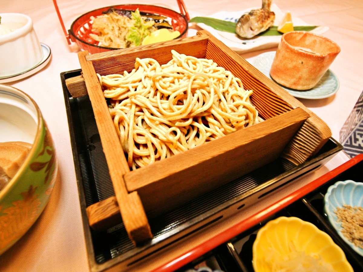 当館名物　自家製「布のり蕎麦」