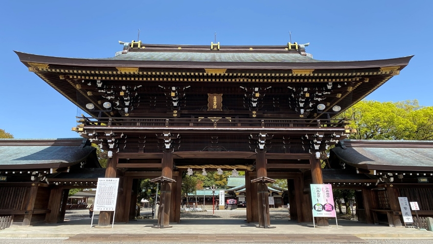 ■真清田神社　ホテルから徒歩15分/約1㎞