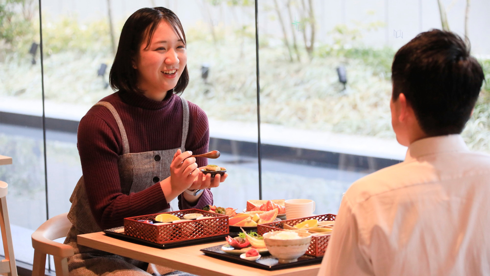 心癒される庭園の眺めと旬をいただくお料理をお楽しみ下さい